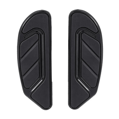 Black Driver & Passenger Footboards for Harley Touring (1986-2024)