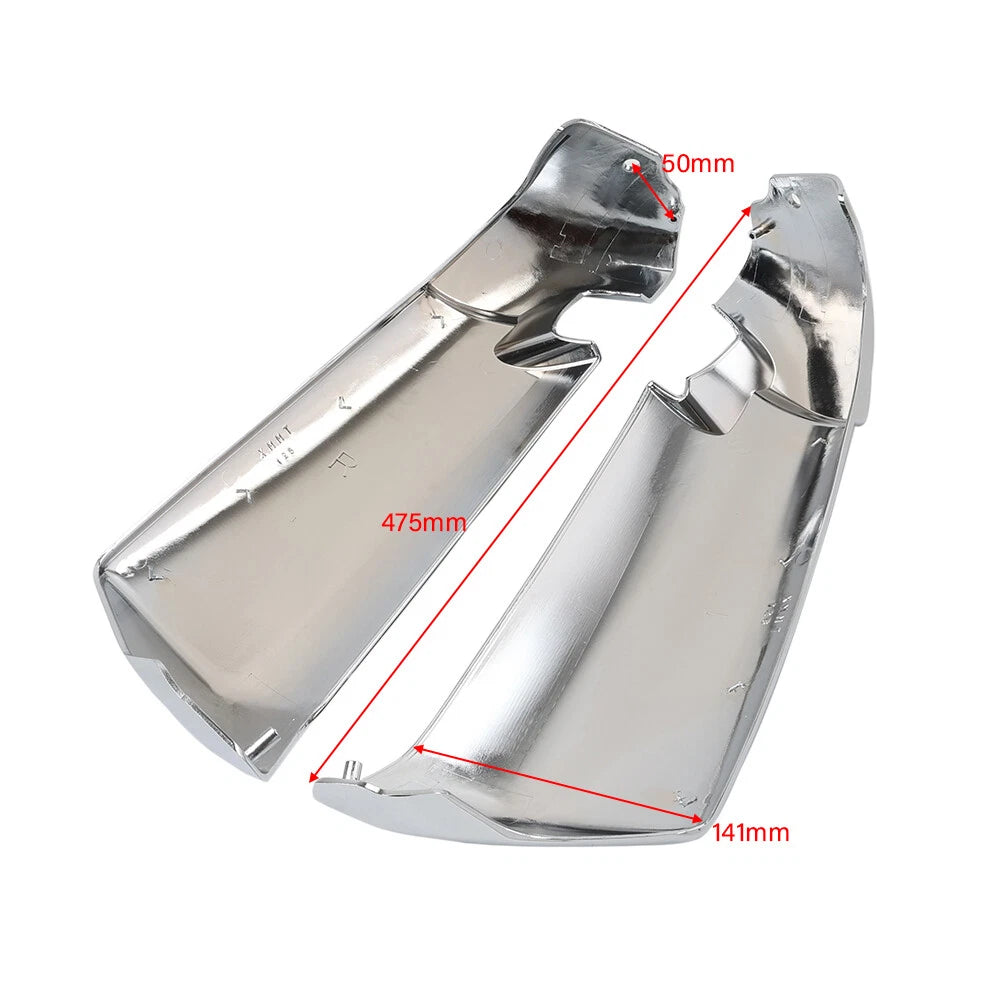 Radiator Side Covers Shroud Glossy Black for Harley VRSCF V-Rod Muscle (2009-2017)