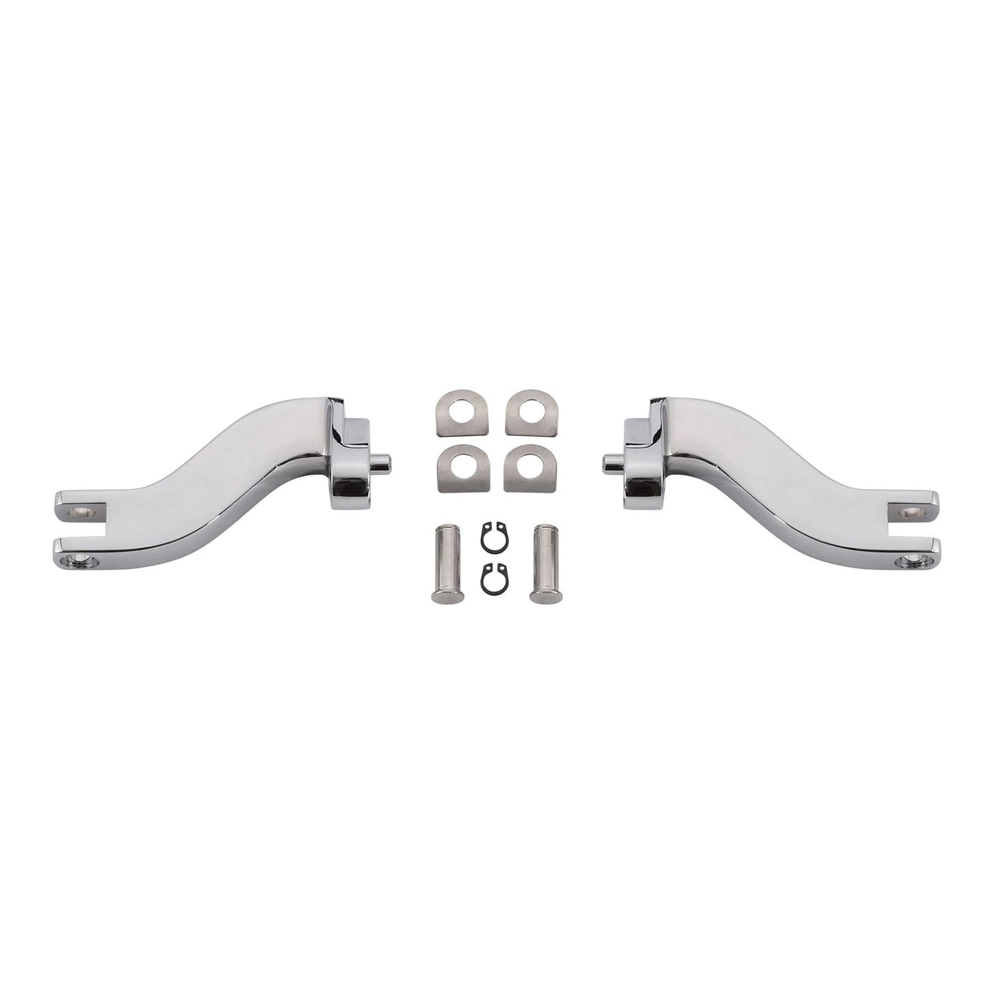 Chrome Passenger Footpeg Mount Bracket for Harley Road Glide King (1993-2025)