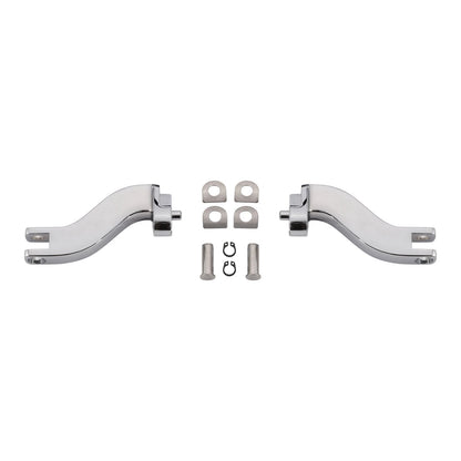 Chrome Passenger Footpeg Mount Bracket for Harley Road Glide King (1993-2025)