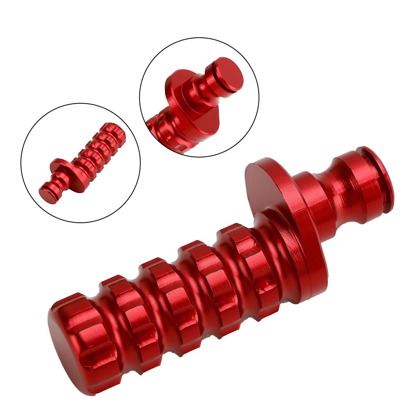 CNC Shifter Pedal Extension Red for Aprilia RS660, Guzzi V100, MV Agusta (2021-2023)