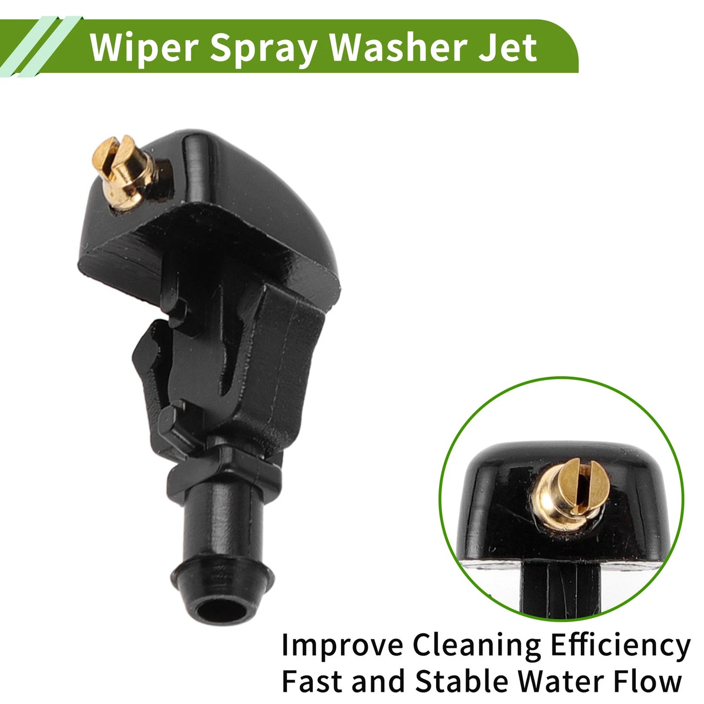 Windshield Washer Nozzle & Hose Connector for Ford (2003-2008)