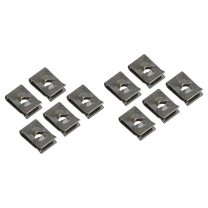 50pcs U-type Nut Clips for Car Bumper Inner Fender Trim Panel Wheel Well