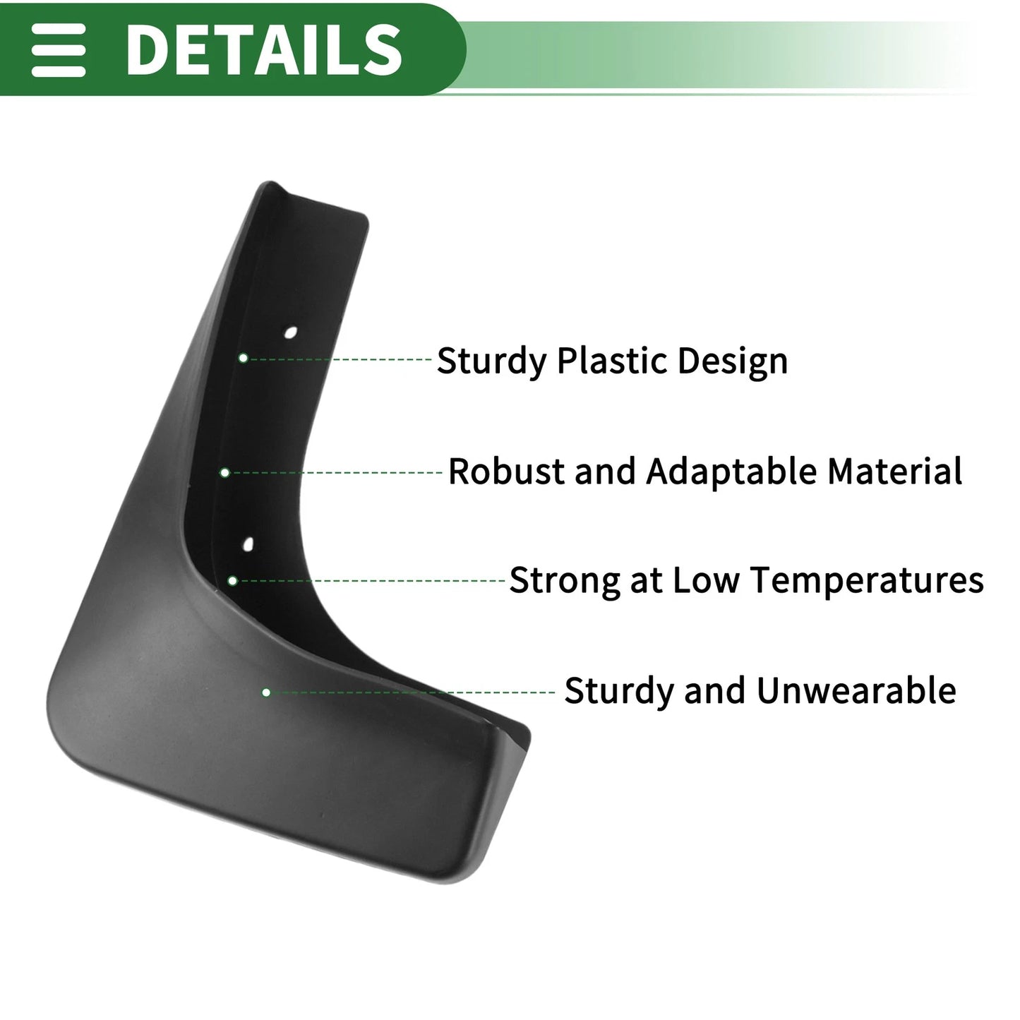 Mud Flaps Splash Guards  for Mitsubishi Outlander (2006-2008)