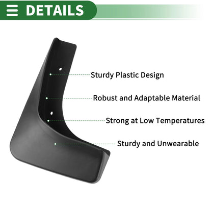Mud Flaps Splash Guards  for Mitsubishi Outlander (2006-2008)