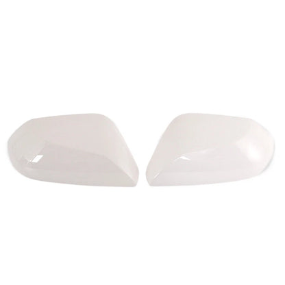 Driver & Passenger Side Door Mirror Cap Covers Pearl White for Toyota Camry (2018-2023)