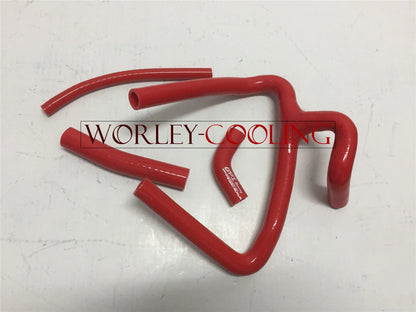 Silicone Radiator Y Hose Kit for Honda CR250 CR250R (2002-2008) RED