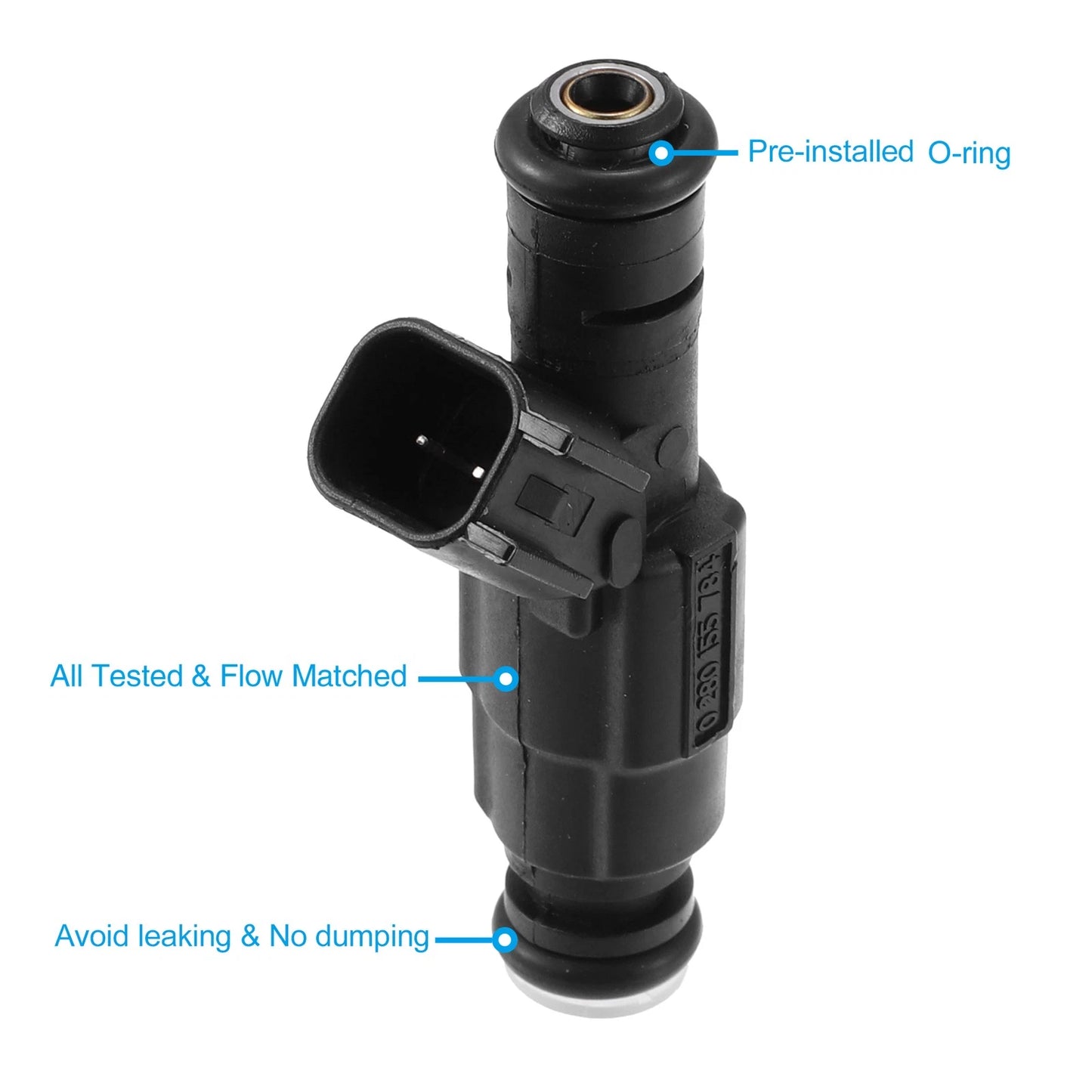 Fuel Injector Nozzle 2 x Flow Matched for Jeep Cherokee XJ (1997-2001)