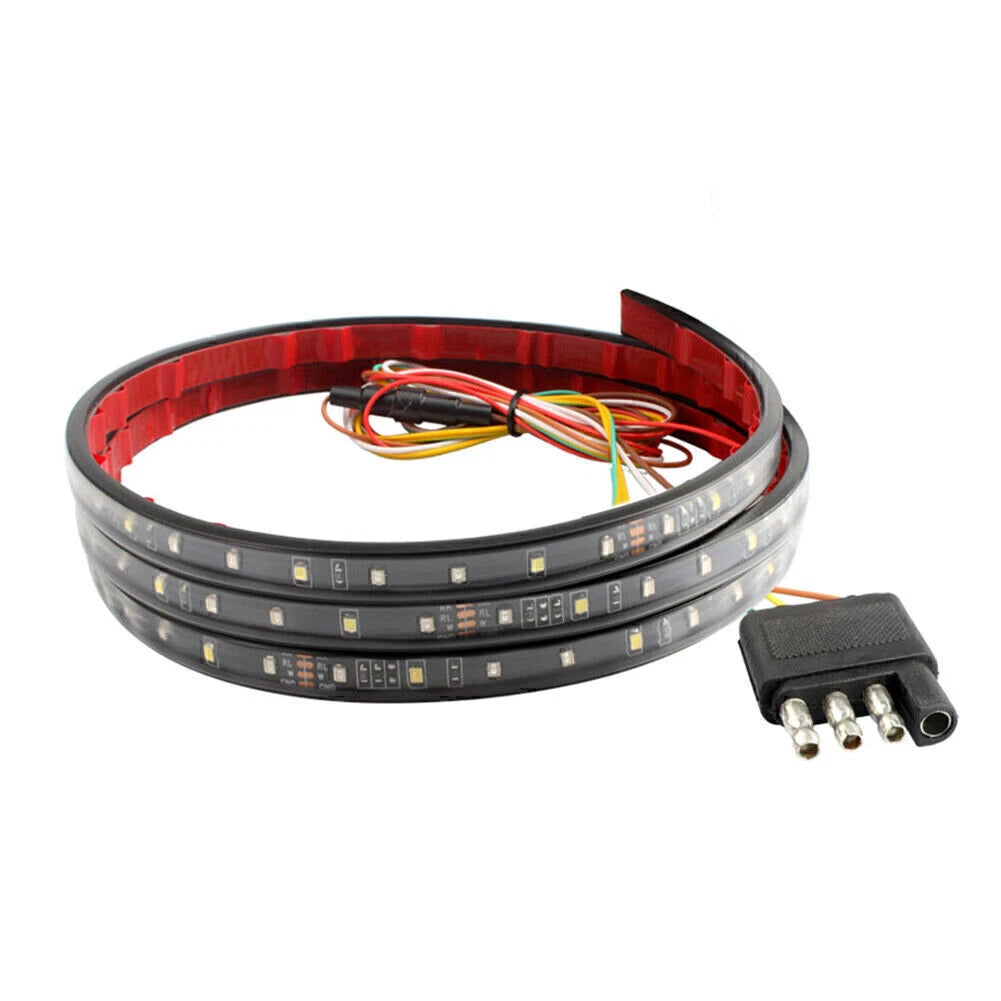 60" Long 5 Function LED Rear Brake Reverse Tailgate Light Strip for Truck