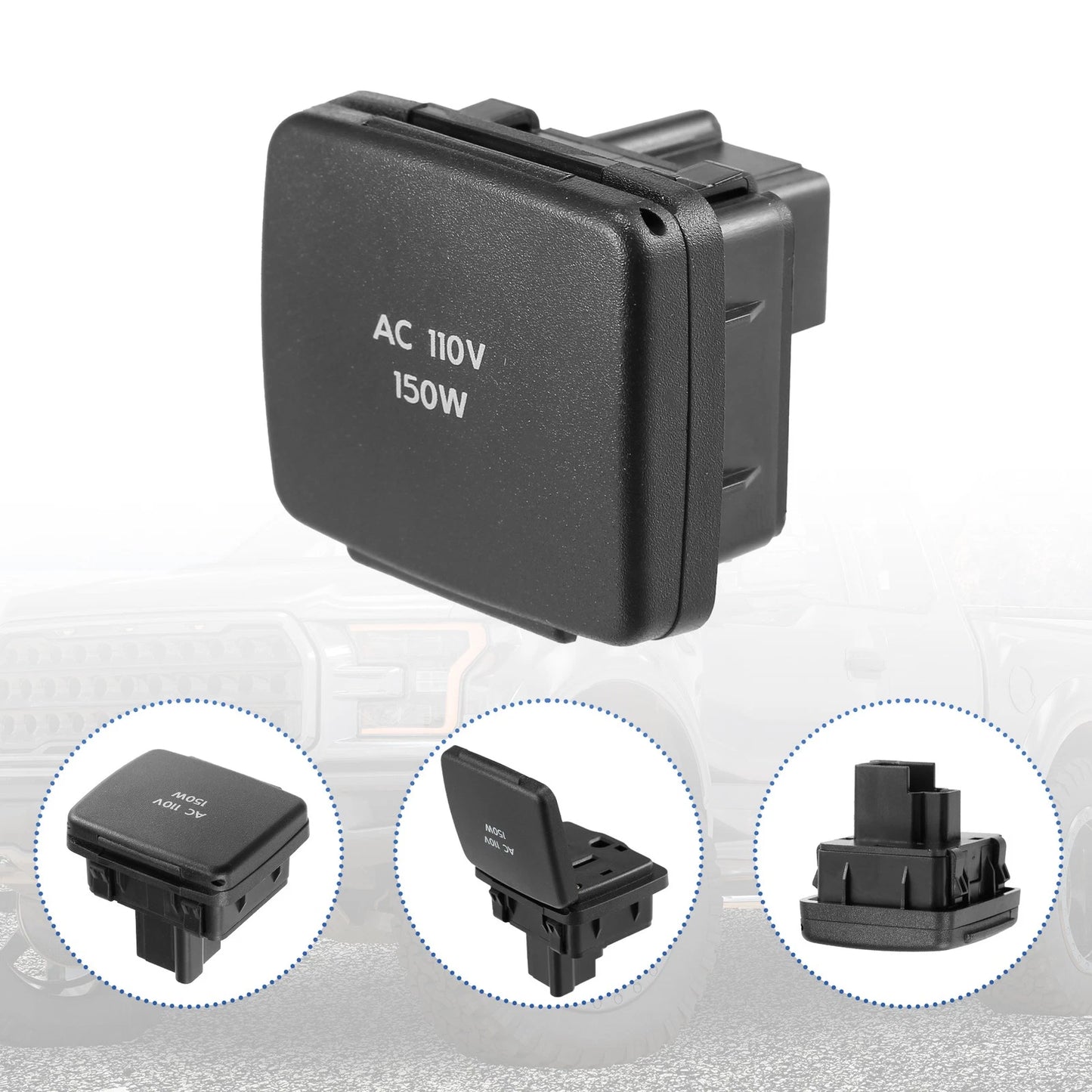 110V Power Outlet Plug for Ford (2015-2023)