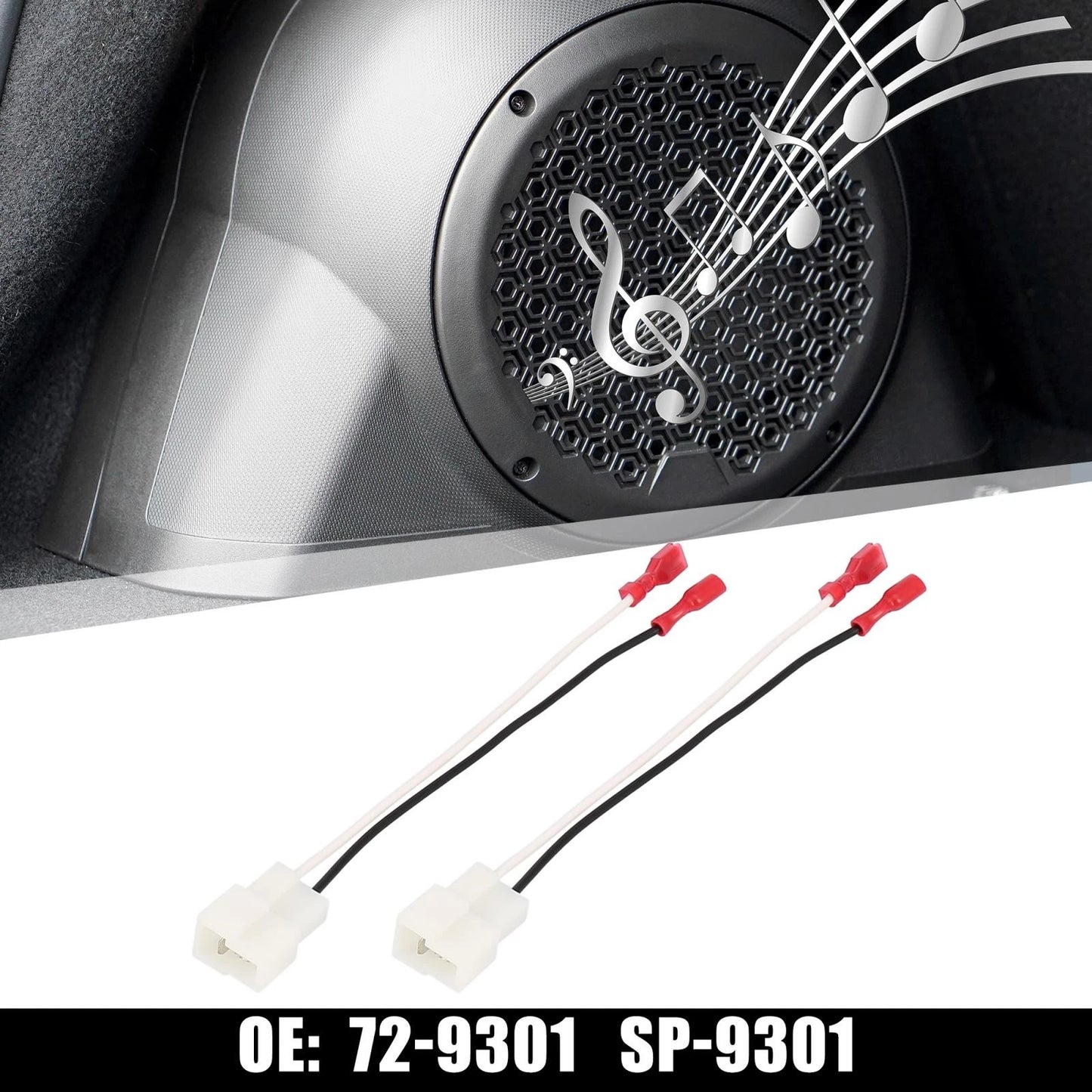 Auto Speaker Connector Harness Adapter for Toyota Pickup (1984-1988)