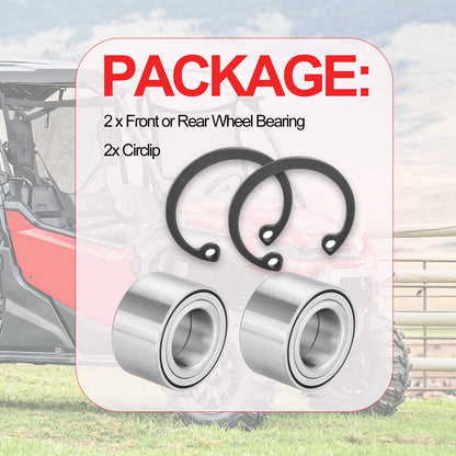 Wheel Bearing w/Circlip 2 x for Honda Talon (2020–2023)