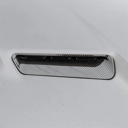 Carbon Fiber Engine Hood Air Vent Cover Trim for Challenger (2015-2022)