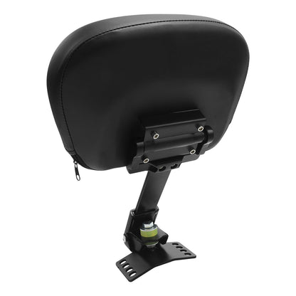 Black Plug-In Driver Backrest Pad for Harley Road Glide King (1997-2025)