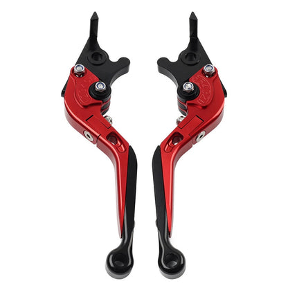 Red Extendable Brake Clutch Levers for BMW F800GS/Adventure, F800R (2008-2018)