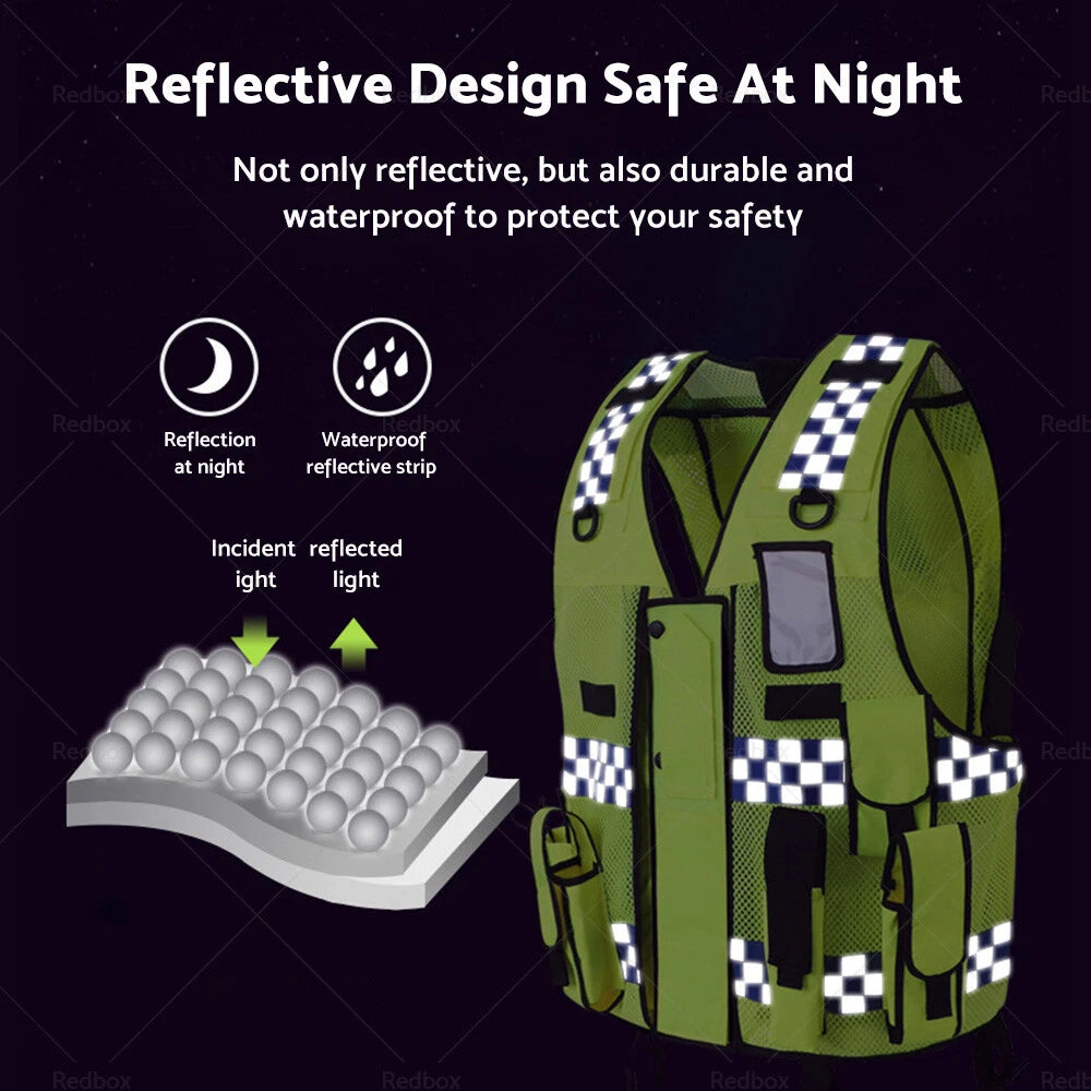 High Viz Reflective Safety Vests for Executive Work Wear AU