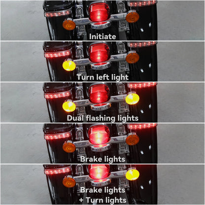 LED Saddlebag Run Brake Turn Light for Harley Electra Glide FLHTCUL (2014-2024)