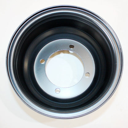 19X7.00 Black 8" Large 4 Stud Front Wheel Rim for Quad Dirt Bike ATV Buggy