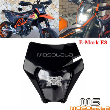LED Headlight Assembly for KTM EXC 300 TPI, EXC-F 350 EU (2014-2021)