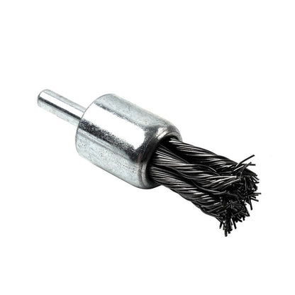 20mm Rotary Drill Wire Brush Wheel for Rust Removal - Metal Twisted Knot