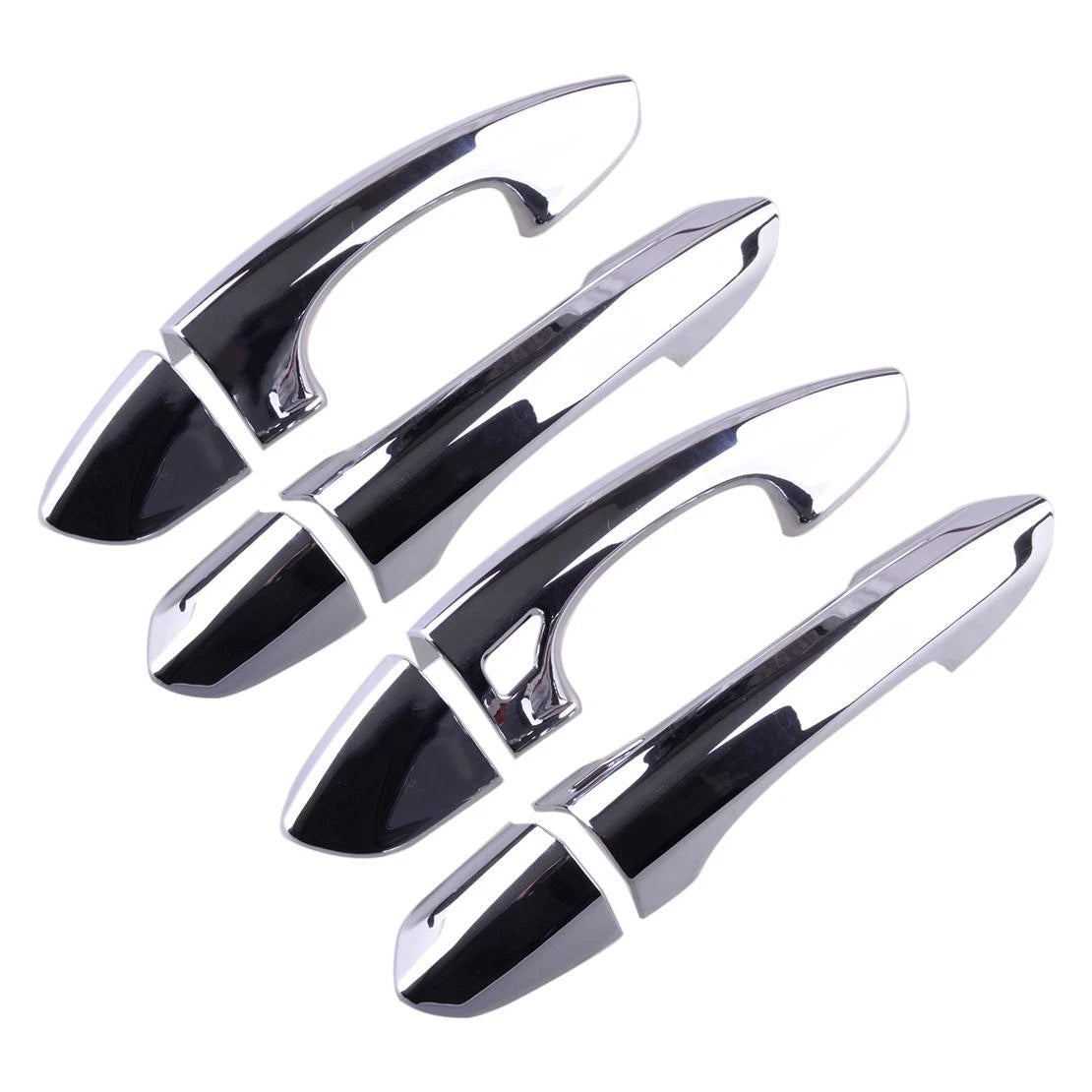 Silver Exterior Door Handle Cover Trim for Ford Edge (2015-2021)