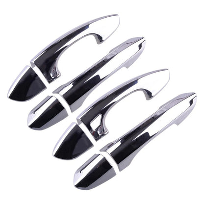 Silver Exterior Door Handle Cover Trim for Ford Edge (2015-2021)