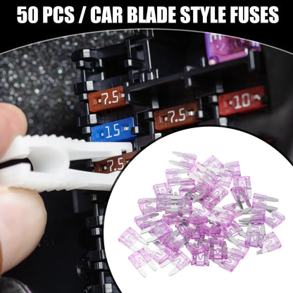 50 Pcs Mini 35AMP APM/ATM Blade Fuses for Car