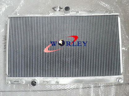52mm Aluminum Radiator + 2 Fans for Mitsubishi Lancer EVO 7 8 (2001-2007)
