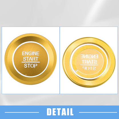 Engine Start Stop Ignition Button Decal for Honda Accord (2018-2022) Gold