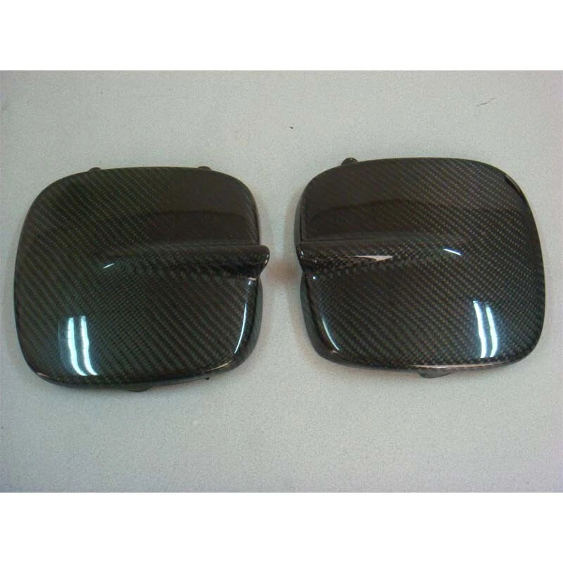 Carbon Fiber Front Fog Light Cover Trim for 1997-2001 Subaru Impreza STI GC8
