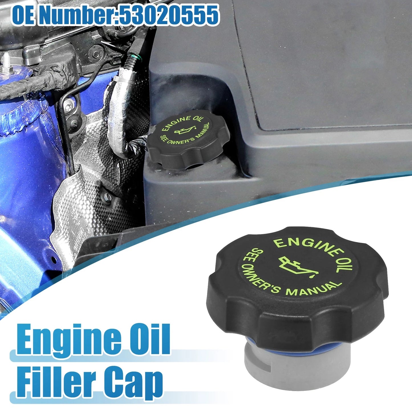 Engine Oil Filler Cap for Jeep Wrangler Cherokee (1991-2002)