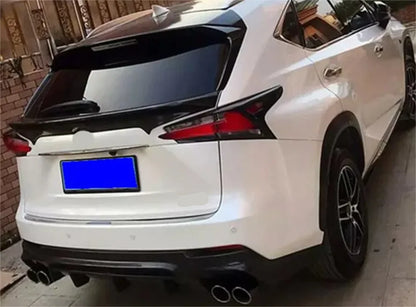 Rear Mid Spoiler Wing for Lexus NX200T NX300H 2015-2017 Glossy Black