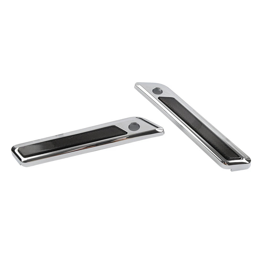 Saddle Bag Hinge Latch Covers for Harley Touring Electra Glide Road King (14-23)