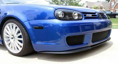 Front Bumper Lip for VW Golf Mk4 R32 Cupra R (2001-2006) 3 Pcs