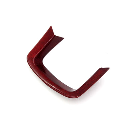 Red Carbon Fiber Steering Wheel Lower Cover Sticker Fit For Range Rover Sport