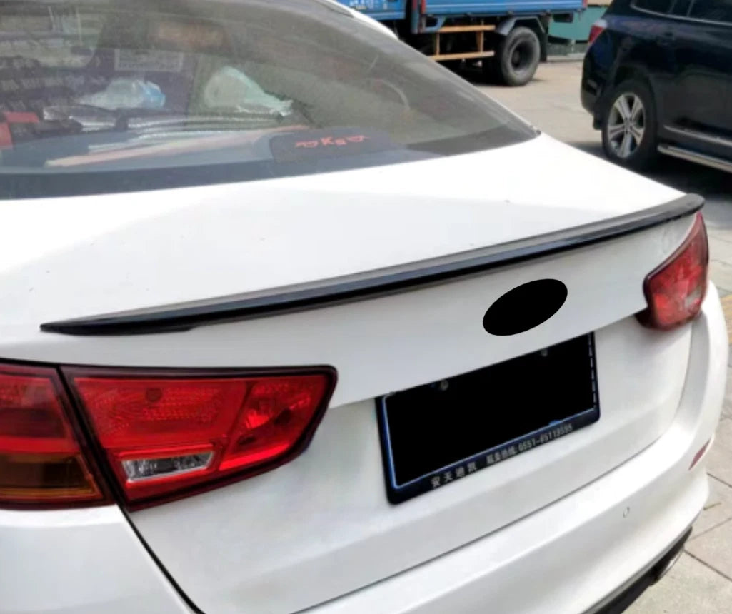 Glossy Black Rear Trunk Spoiler Wing Lip Cover for 2014-2015 Kia K5 Optima