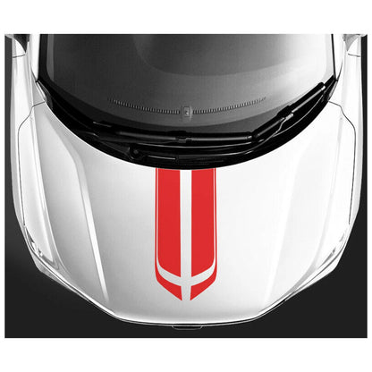 Red Self Adhesive PVC Sticker Wrap for Car Hood Roof Trunk Racing Decal