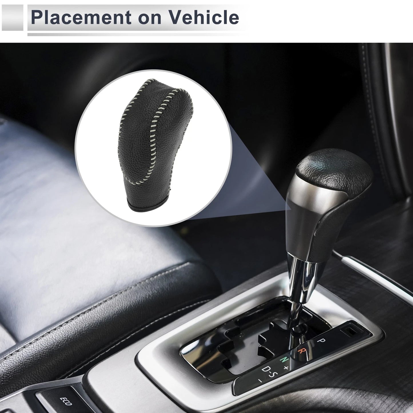 Pebbled Gear Shift Knob Cover for Ford Fusion (2013-2020)