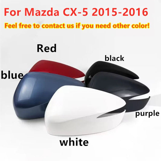 1x Red Passenger Side Rearview Mirror Cap Cover for Mazda CX-5 (2015–2016)