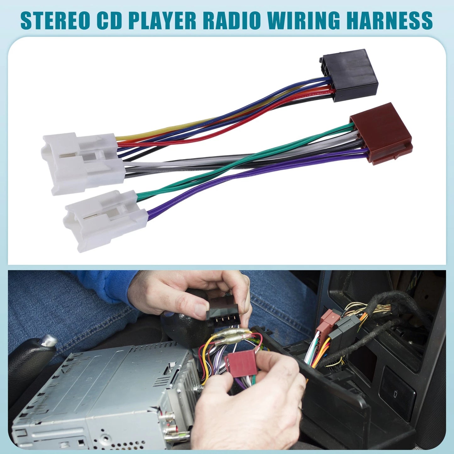 14 Pin Stereo CD Player Radio Wiring Harness for Subaru (1987-2023)