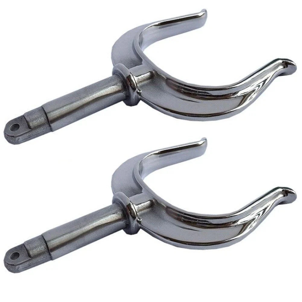 2 Pcs Adjustable Marine Rowlock 316 Stainless Steel for Row Boat/Dinghy