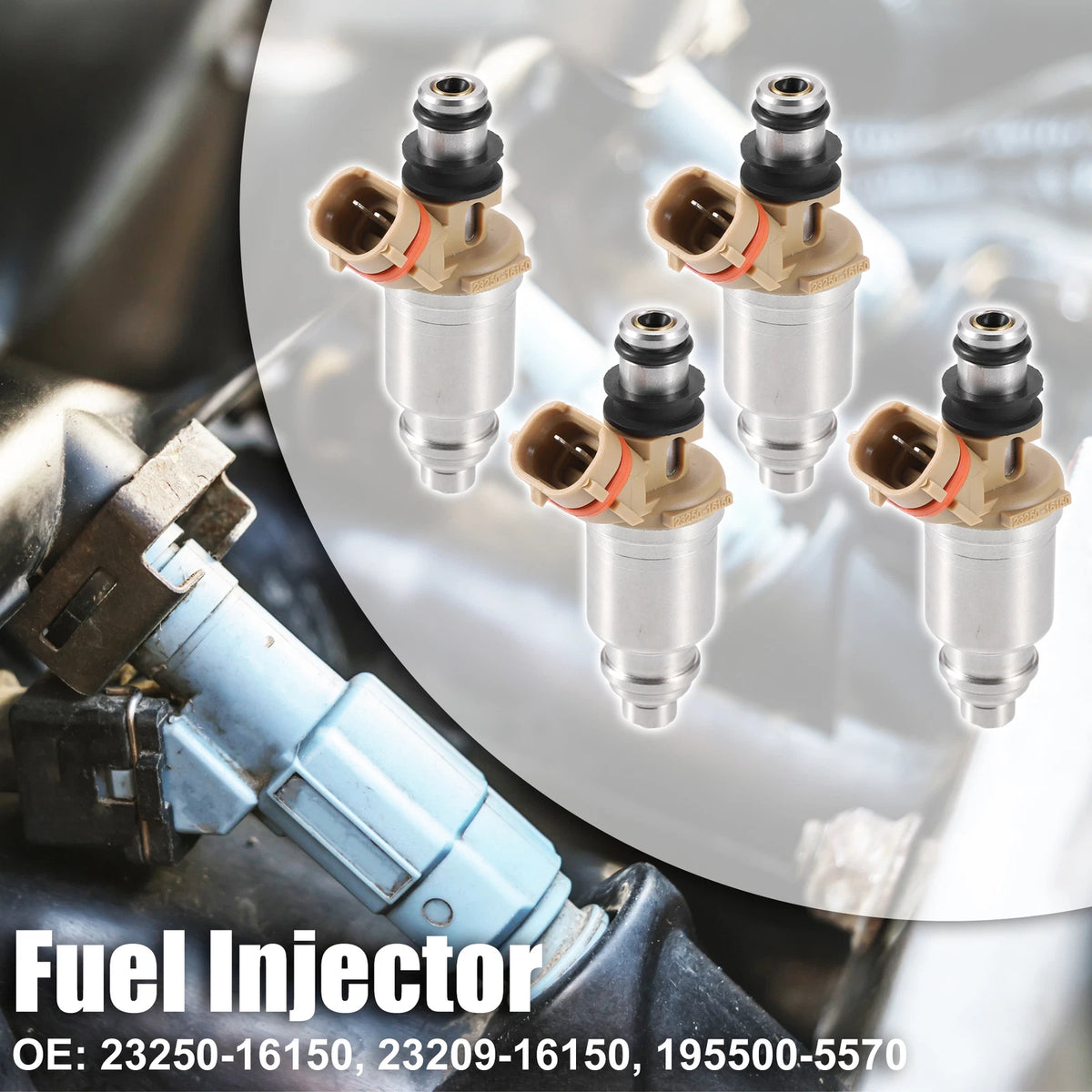 Fuel Injector 4 x for Toyota Corolla 1.6L (1992-1997)