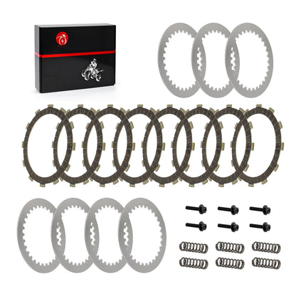 Friction Steel Clutch Plates for Yamaha YZ250 2002-2024 w/Springs Bolt