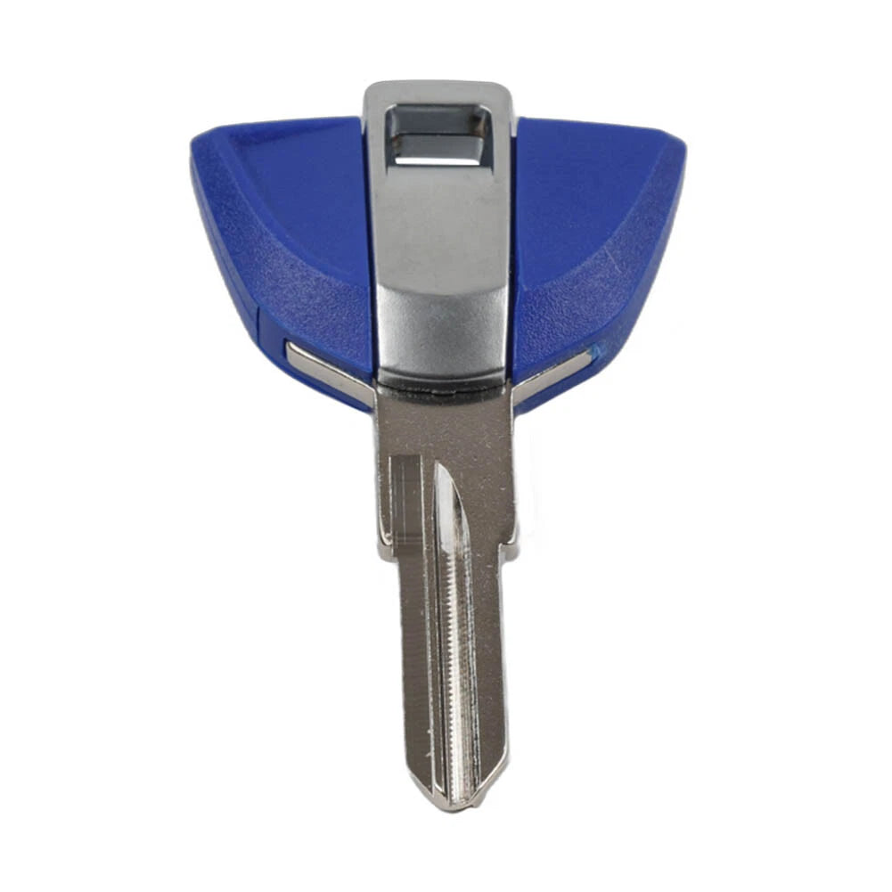 Uncut Blank Blade Key Blue for BMW G310GS, G310R, GT, F700, F800GS, C650