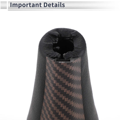 6 Speed Shift Knob for BMW X3 2004-2020 Plastic Stick Shifter Knob Brown Black