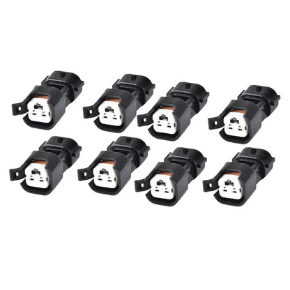 8x Fuel Injector Adapters 2 Pins for USCAR EV1 EV6 EV14 LS1 LS2 LS3