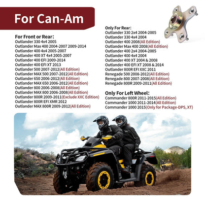 Rear Left or Right Wheel Hub for Can-Am Commander (2011–2015)