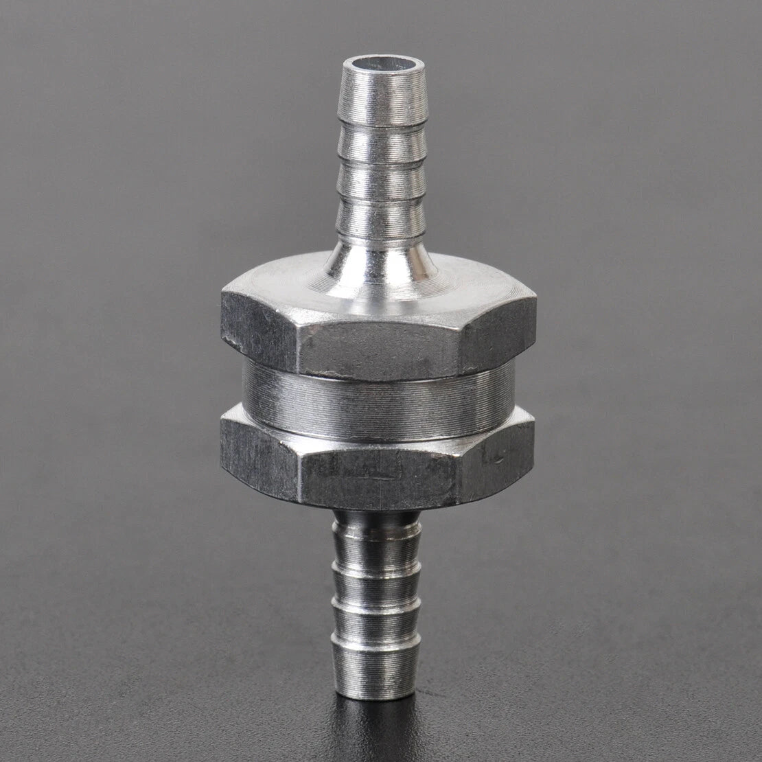 5 x 6mm 1/4" Non-Return Check Valve for Fuel Petrol Diesel Aluminum