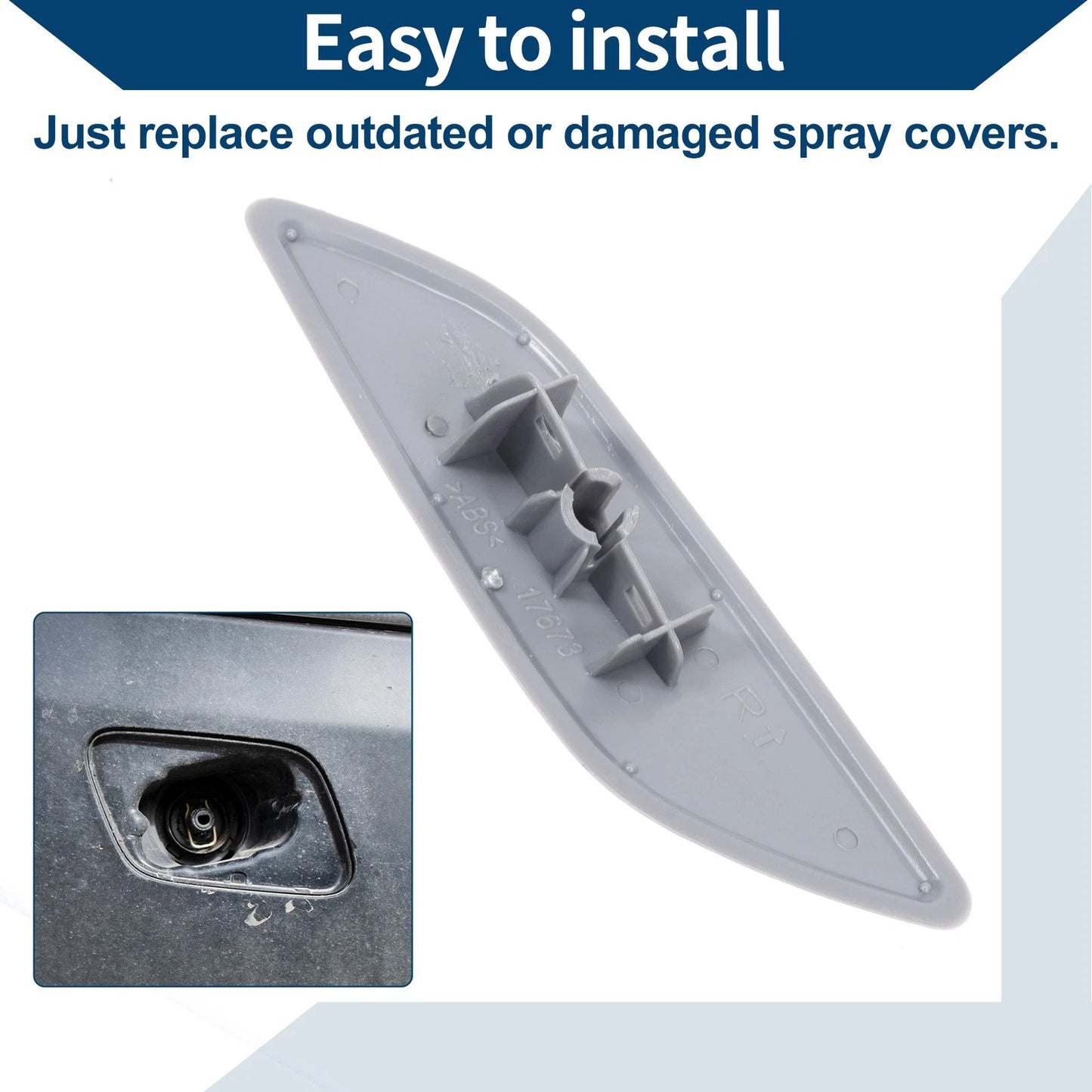 Front Right Washer Nozzle Cover for Honda Civic FB2 FB3 (2012-2013)