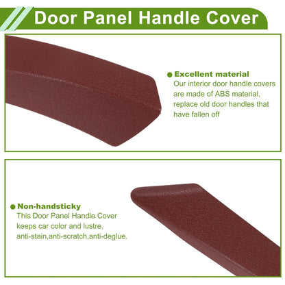 Red Door Panel Handle Pull Trim Cover for BMW Z4 (2009-2016)